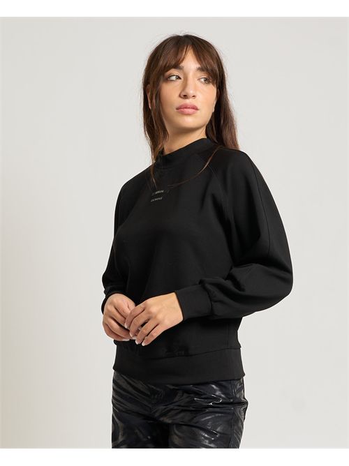 Felpa girocollo donna AX con collo rialzato ARMANI EXCHANGE | XW000804-AF16111UC001
